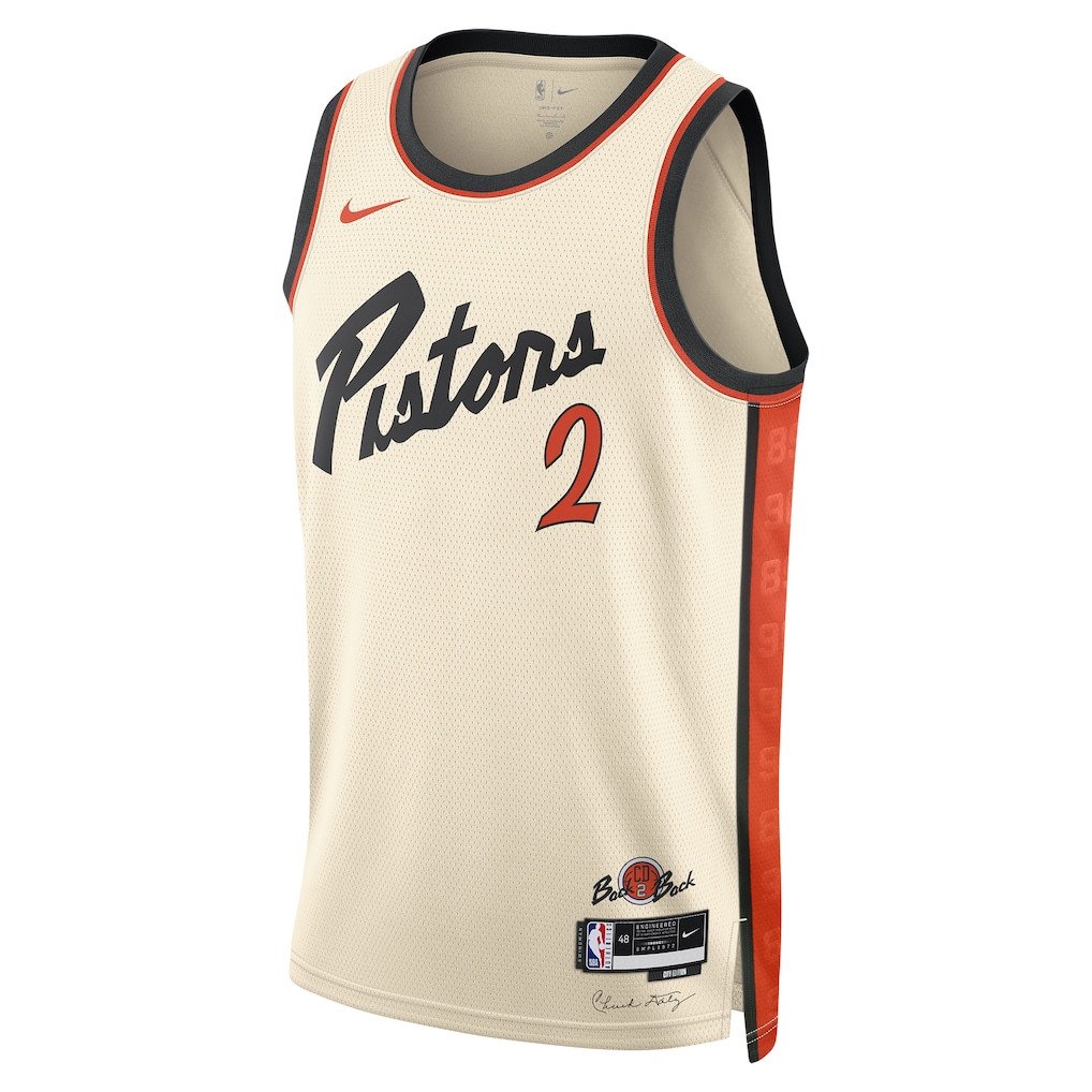 Cade Cunningham 2 Detroit Pistons Unisex 2024/25 Swingman Player City Edition Cream NBA Jersey Unisex