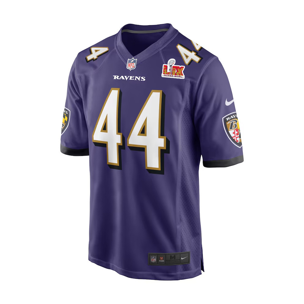 Marlon Humphrey #44 Baltimore Ravens Super Bowl LIX Purple NFL Jersey Men's