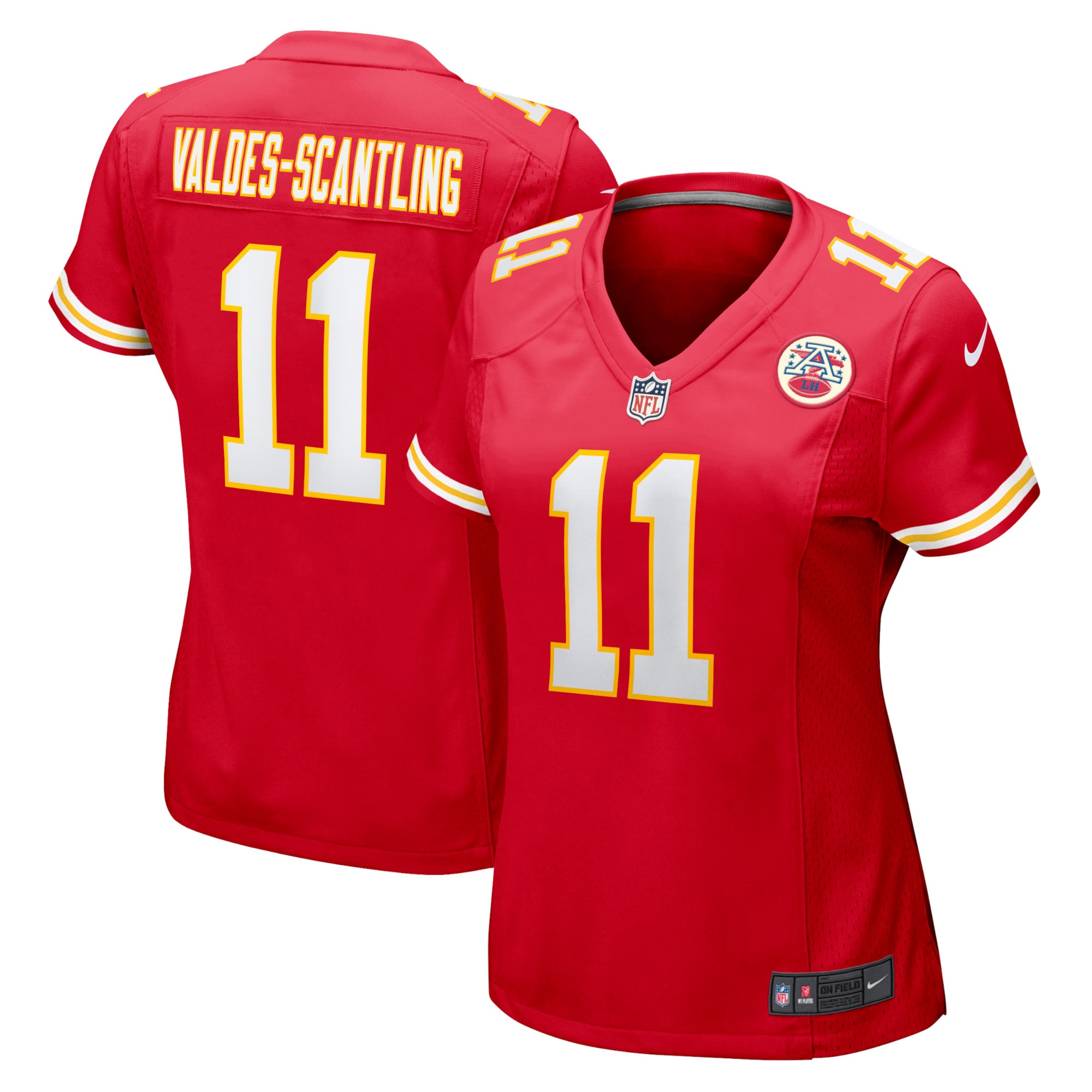 Kansas City Chiefs Marquez Valdes-Scantling Red Game NFL Jersey Women's