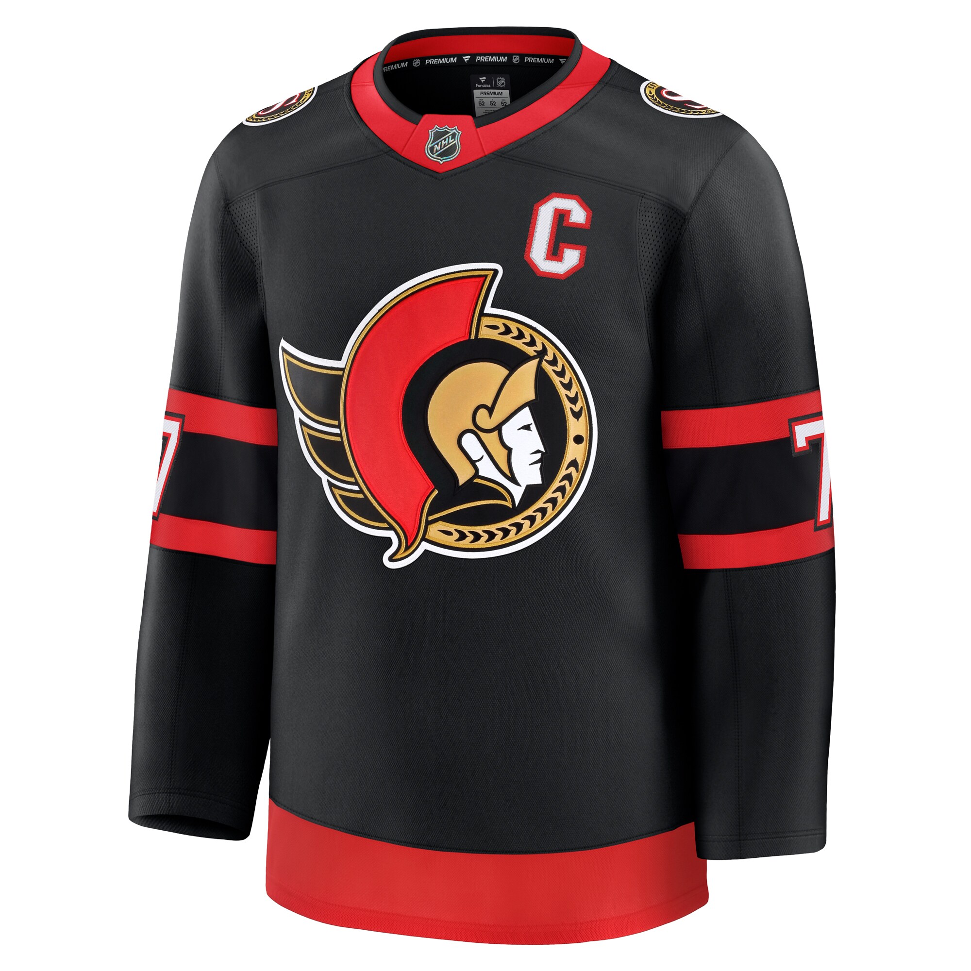 Ottawa Senators Brady Tkachuk Black Home Premium NHL Jersey Men's