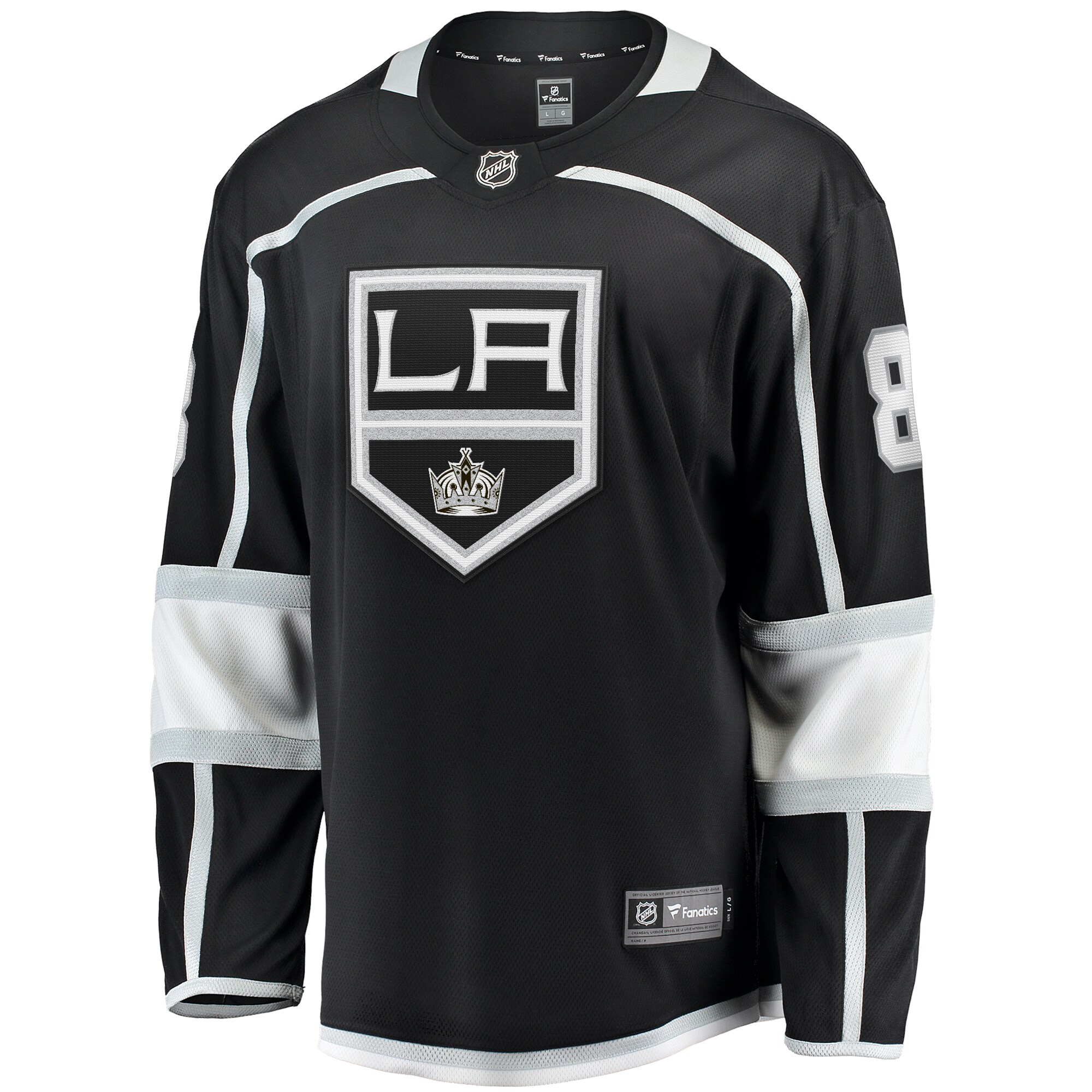 Los Angeles Kings Drew Doughty Black Home Breakaway NHL Jersey Men's