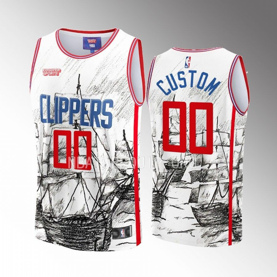 Custom Los Angeles Clippers KidSuper Studio Unisex Hometown NBA Jersey Unisex