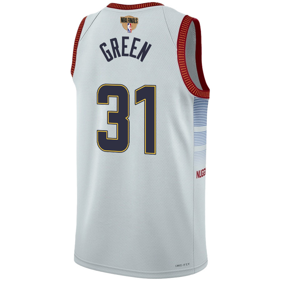 Jeff Green 31 Denver Nuggets Final Champions 2023 Swingma White NBA Jersey Youth
