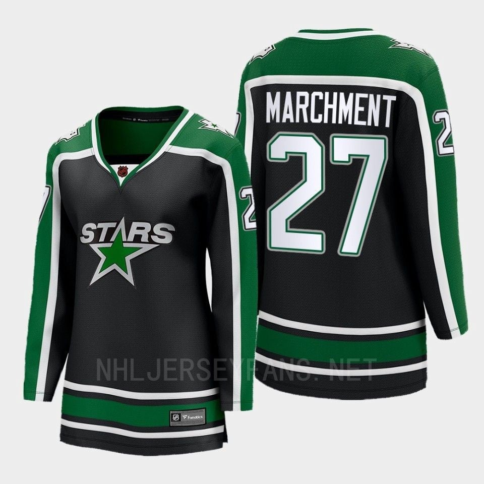 Mason Marchment 27 Dallas Stars 2022 Special Edition 2.0 Breakaway Player Retro Black NHL Jersey Women's
