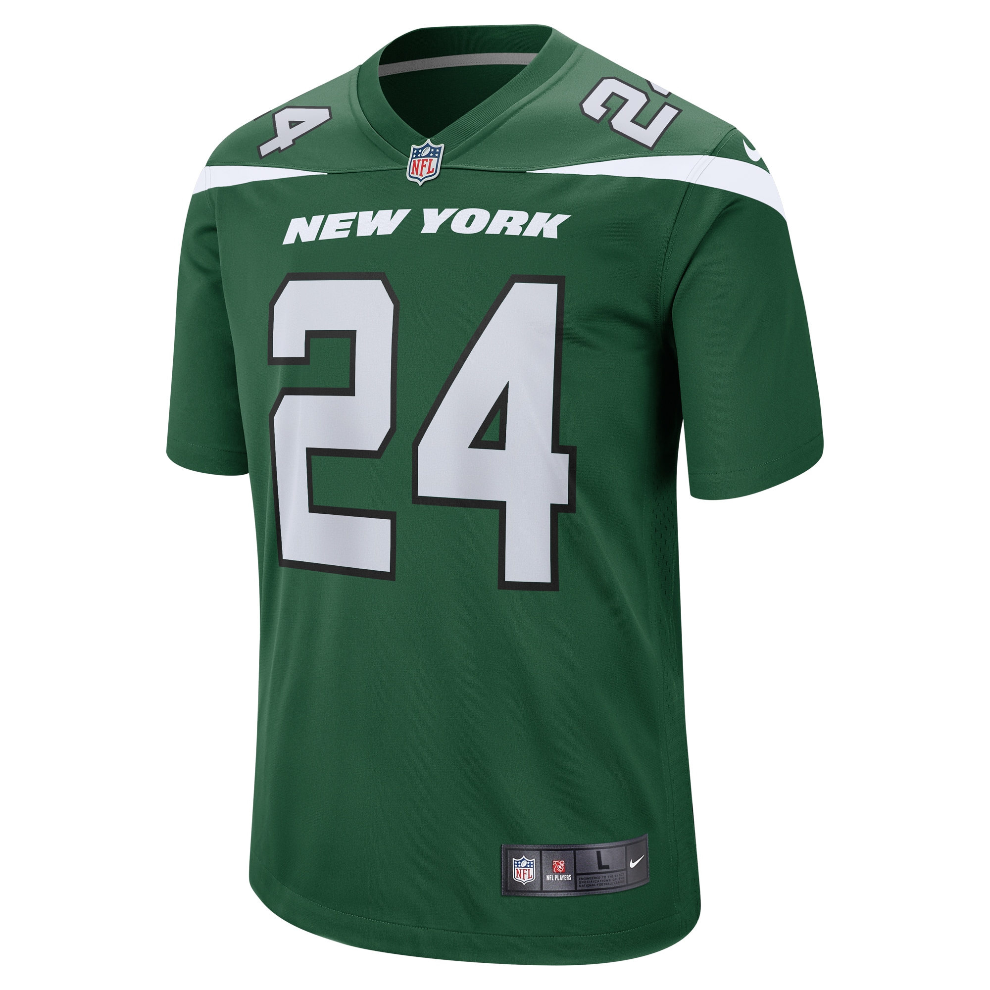 New York Jets Darrelle Revis Gotham Green Retired Player Game NFL Jersey Men's