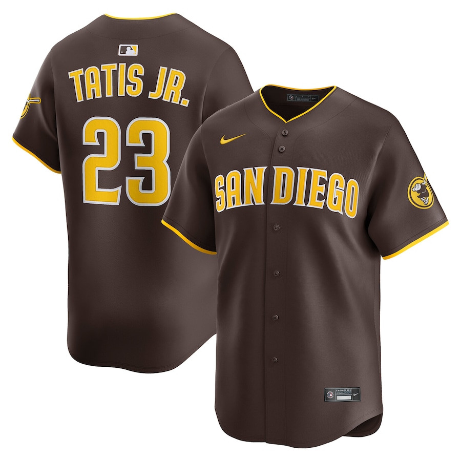 Fernando Tatis Jr. 23 San Diego Padres Alternate Limited Player Brown MLB Jersey Men's