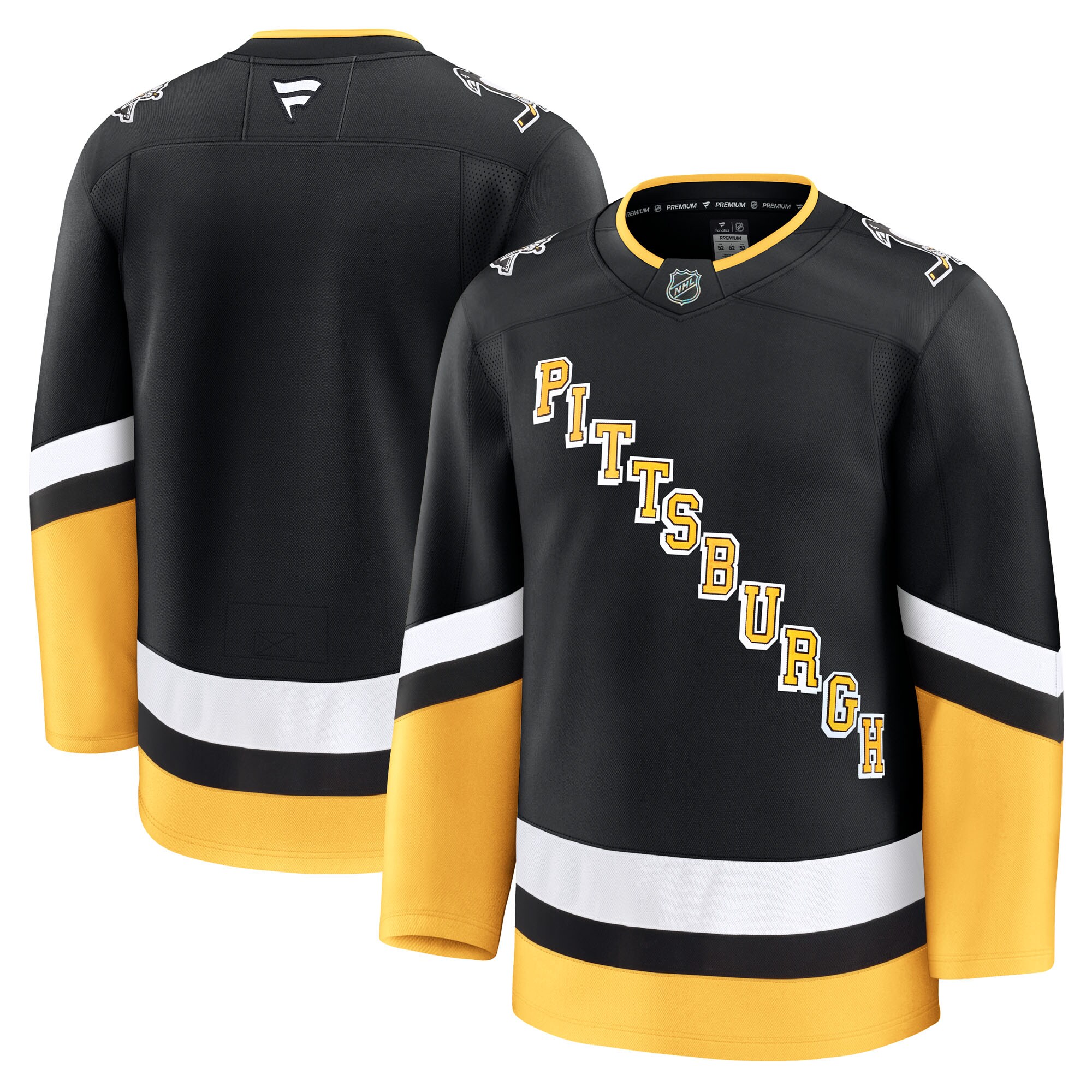Pittsburgh Penguins Black Alternate Premium NHL Jersey Men's