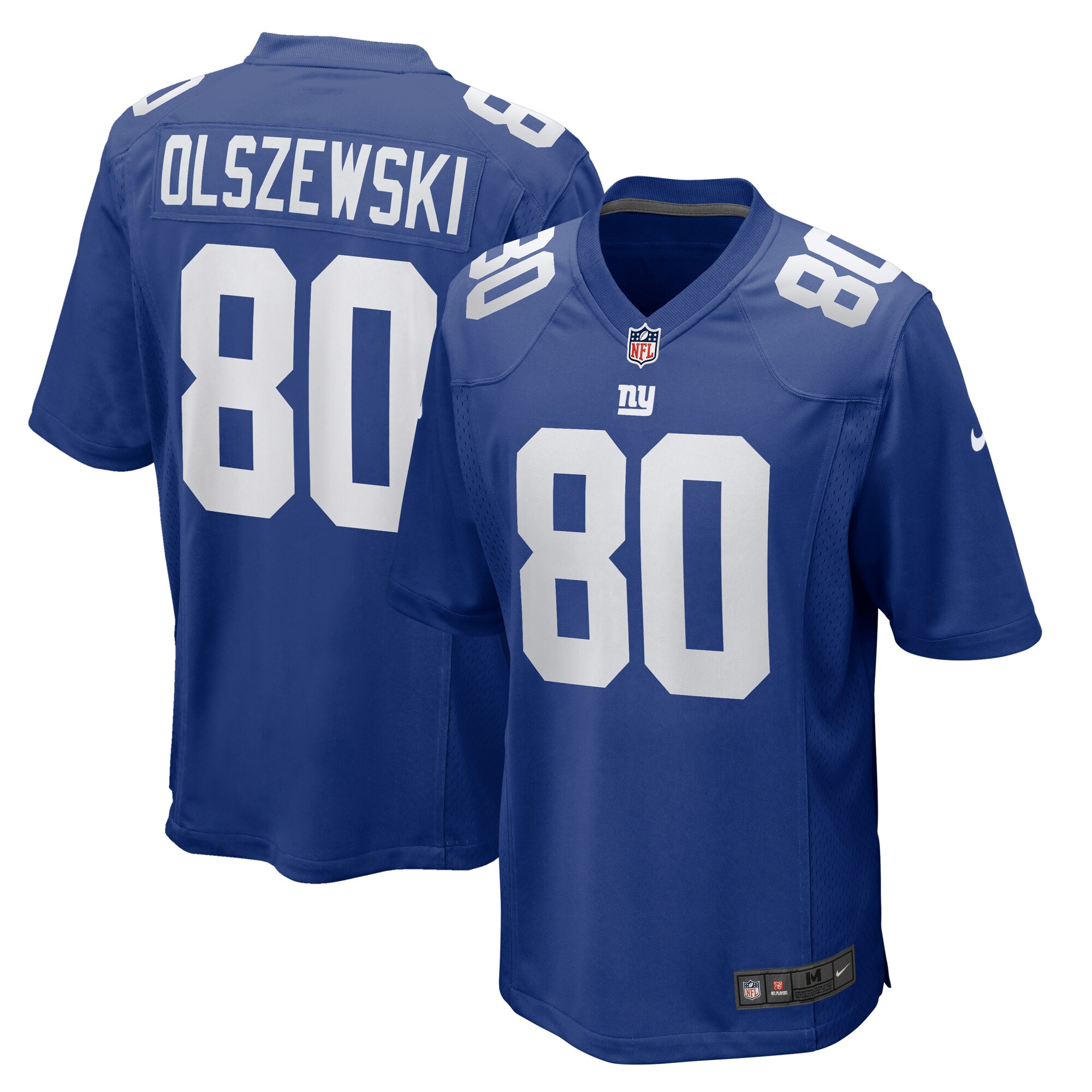 New York Giants Gunner Olszewski Royal Team Game NFL Jersey Men's
