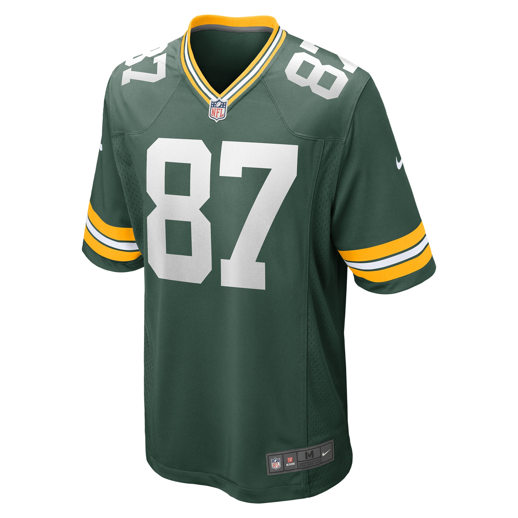Green Bay Packers Romeo Doubs Green Game Player NFL Jersey Men's