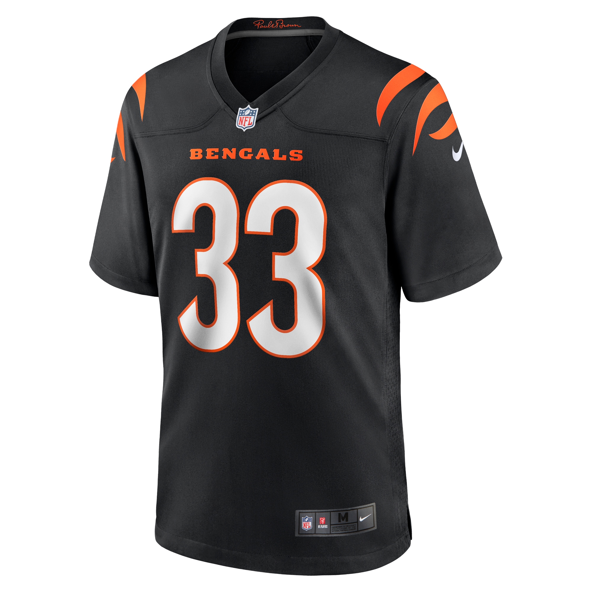 Cincinnati Bengals Nick Scott Black Game Player NFL Jersey Men's