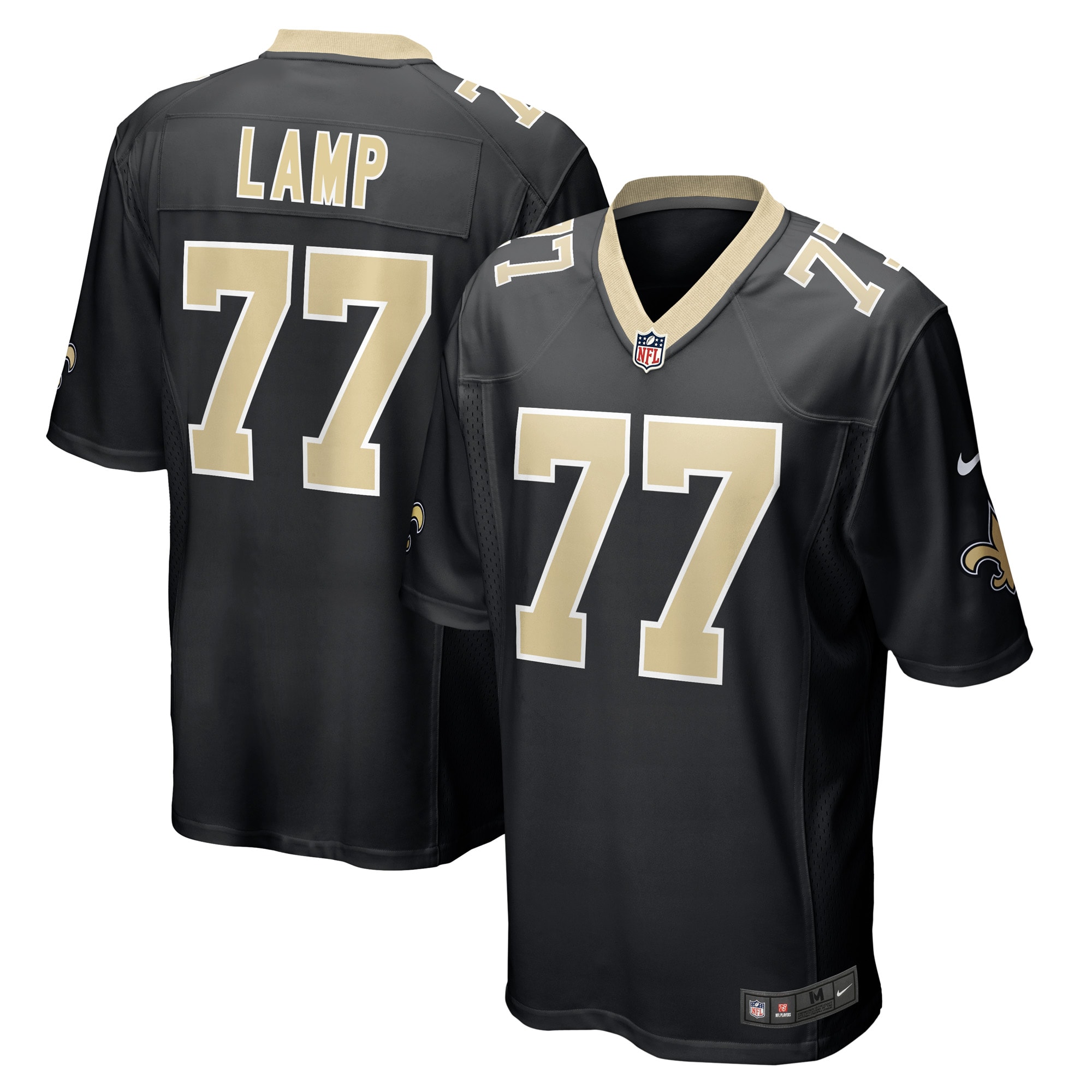 New Orleans Saints Forrest Lamp Black Game Player NFL Jersey Men's
