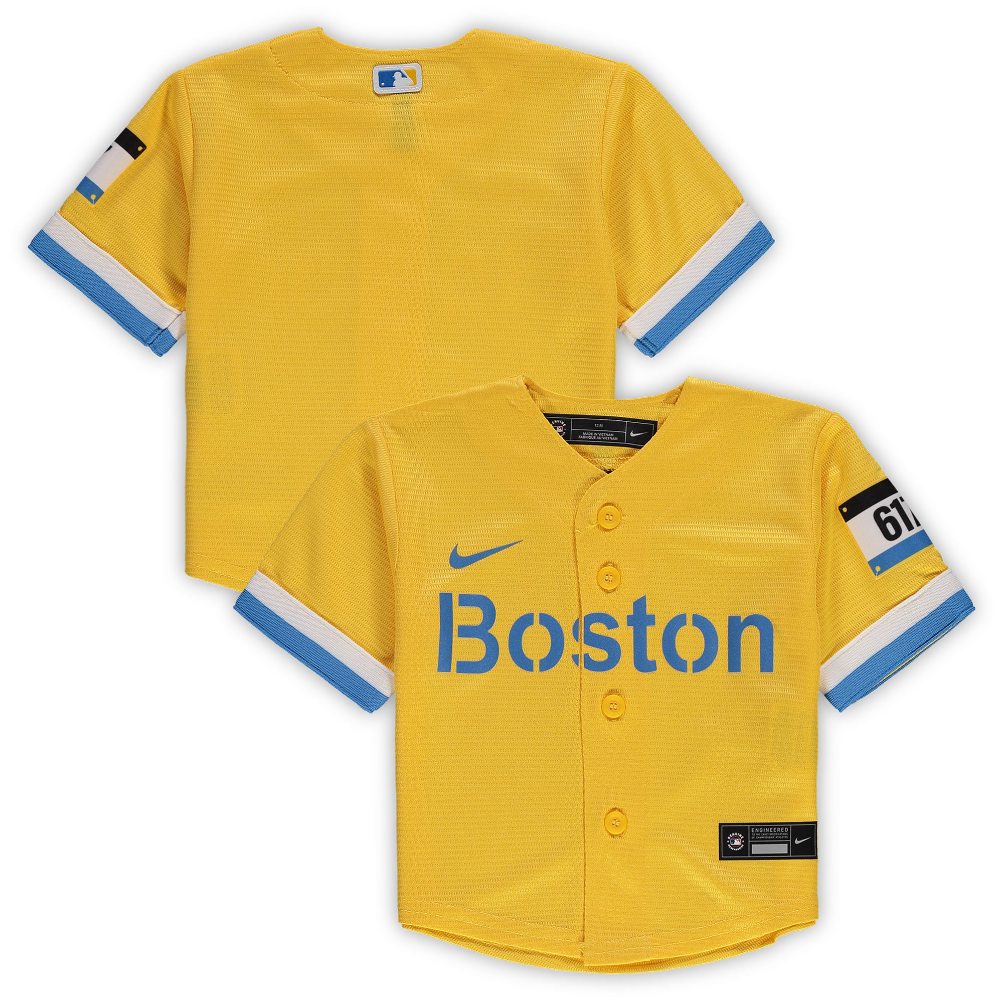 Infant Boston Red Sox Gold City Connect MLB Jersey Men's