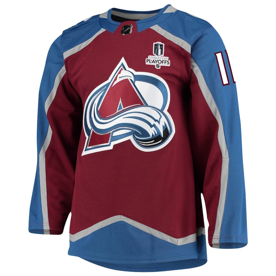 Andrew Cogliano 11 Colorado Avalanche 2024 Playoffs Patch Home Men NHL Jersey Men's