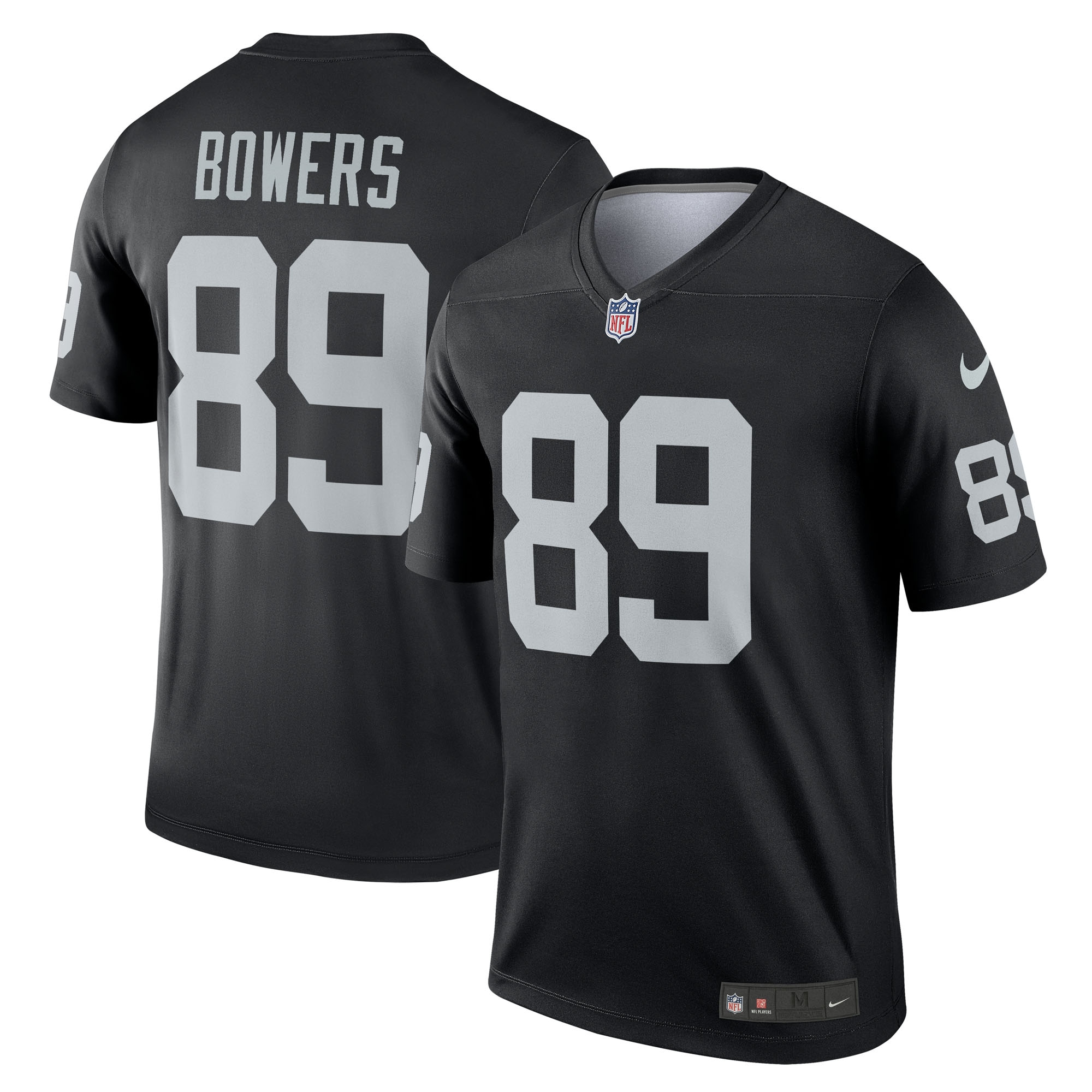 Las Vegas Raiders Brock Bowers Black Team Legend NFL Jersey Men's