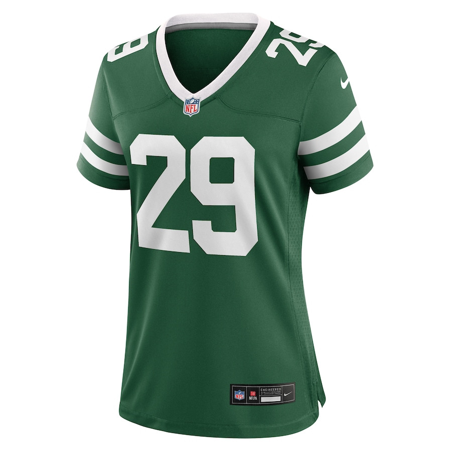 Jarrick Bernard 29 New York Jets Team Game Legacy Green NFL Jersey Women's