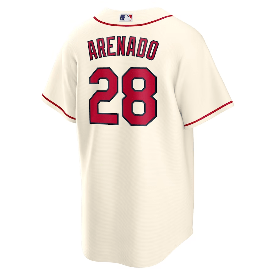 Nolan Arenado 28 St. Louis Cardinals Alternate Cream MLB Jersey Men's