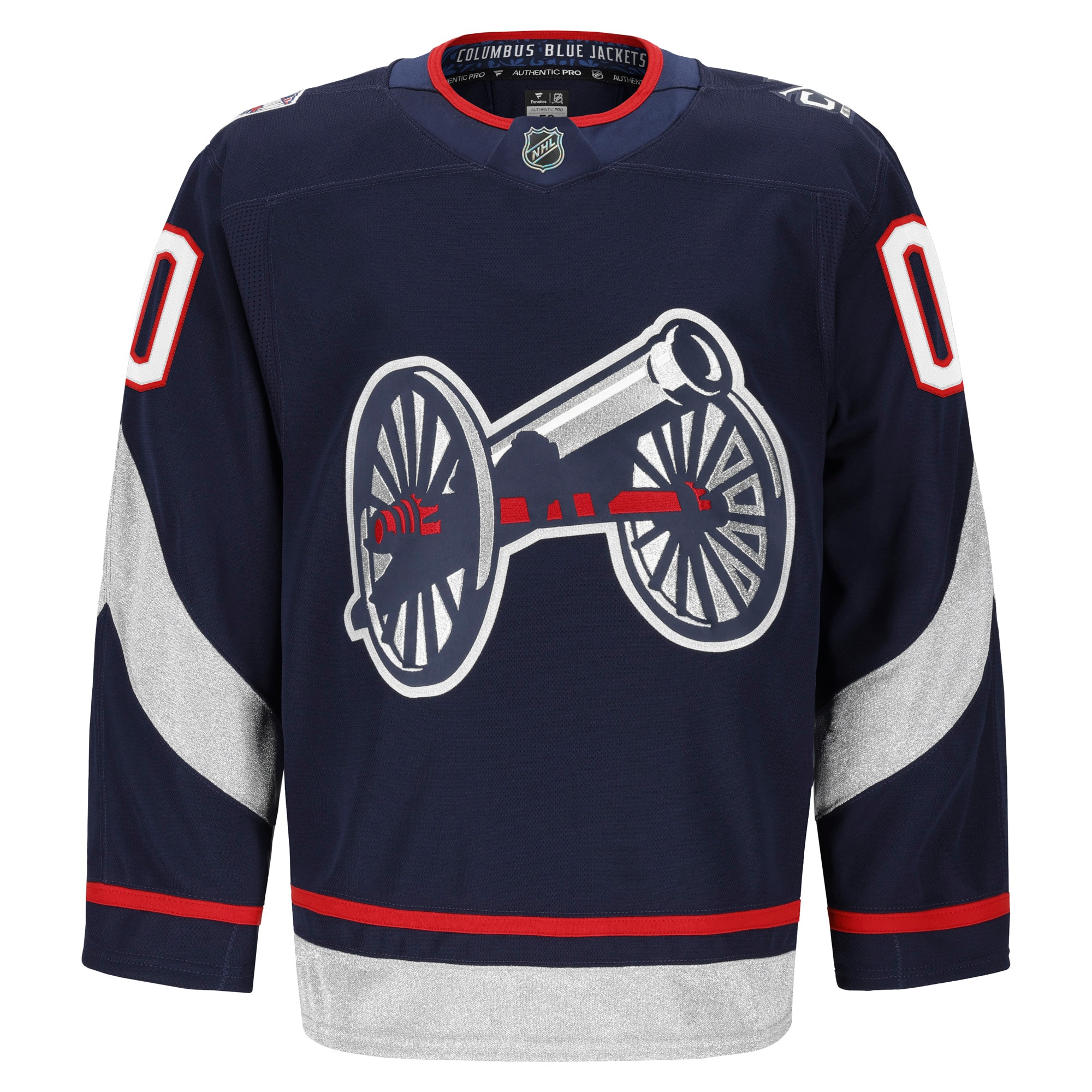 Columbus Blue Jackets Navy 2025 Stadium Series Pro Custom NHL Jersey Men's