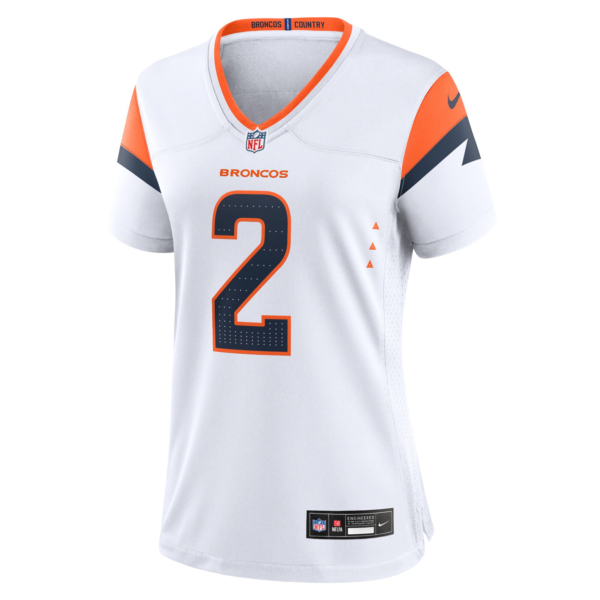 Denver Broncos Patrick Surtain II White Mile High Collection Game NFL Jersey Women's
