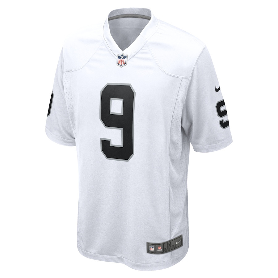 Tyree Wilson 9 Las Vegas Raiders Game White NFL Jersey Men's
