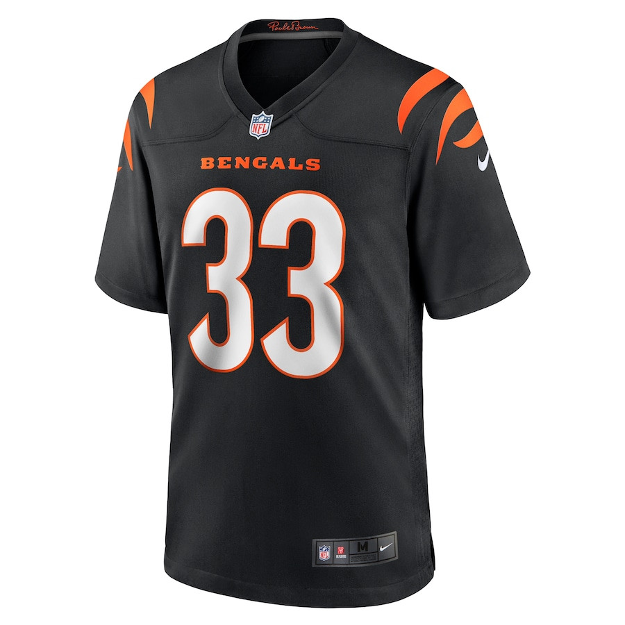 Daijahn Anthony 33 Cincinnati Bengals Game Black NFL Jersey Men's