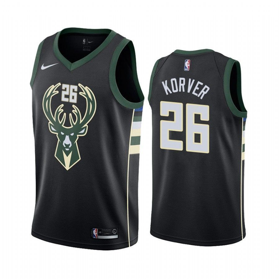 Milwaukee Bucks Kyle Korver 26 Statet NBA Jersey Men's