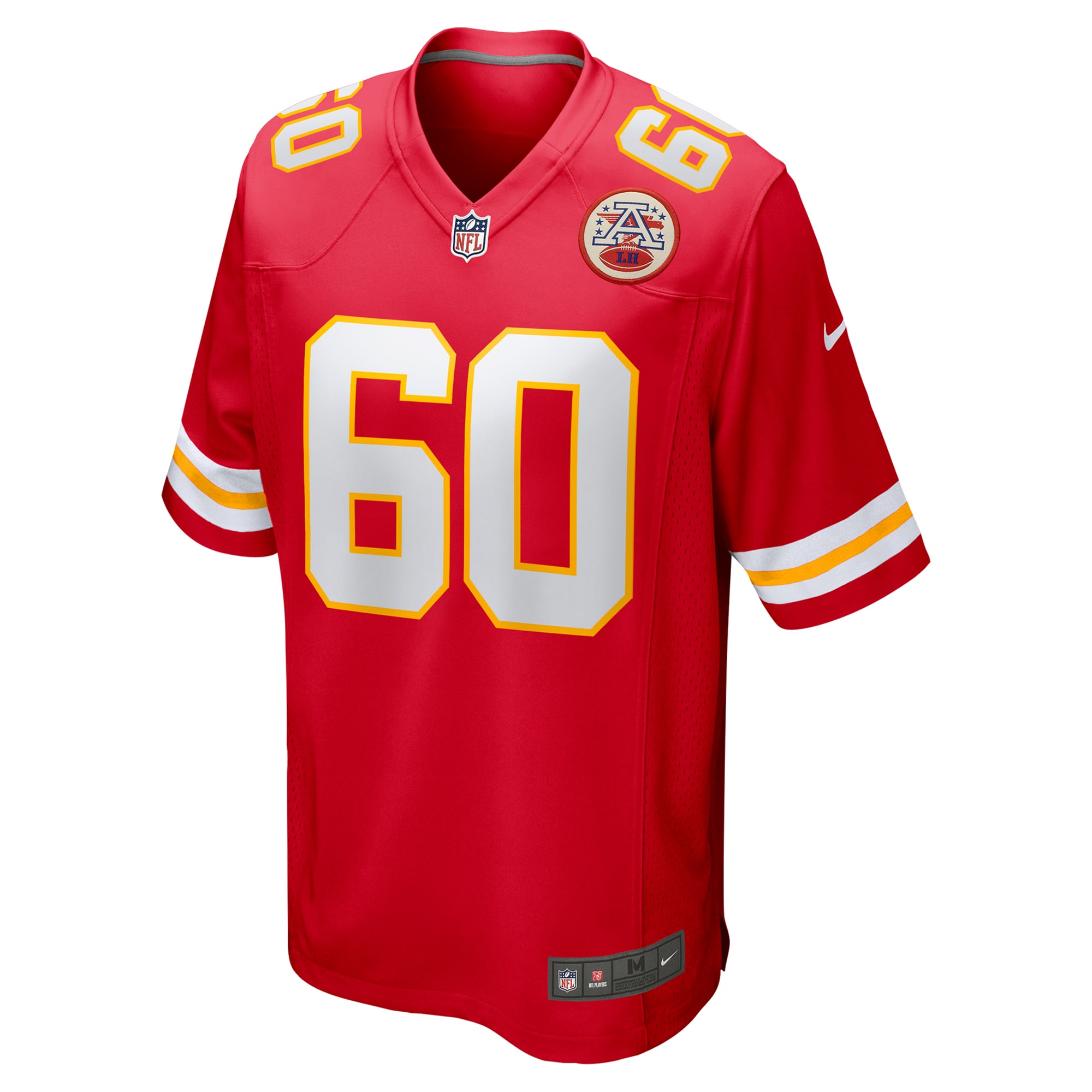 Kansas City Chiefs Hunter Nourzad Red Game NFL Jersey Men's