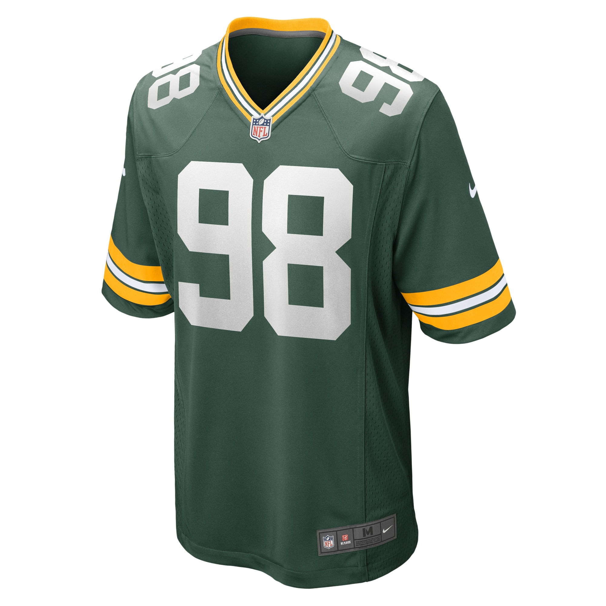 Green Bay Packers Chris Slayton Green Game Player NFL Jersey Men's