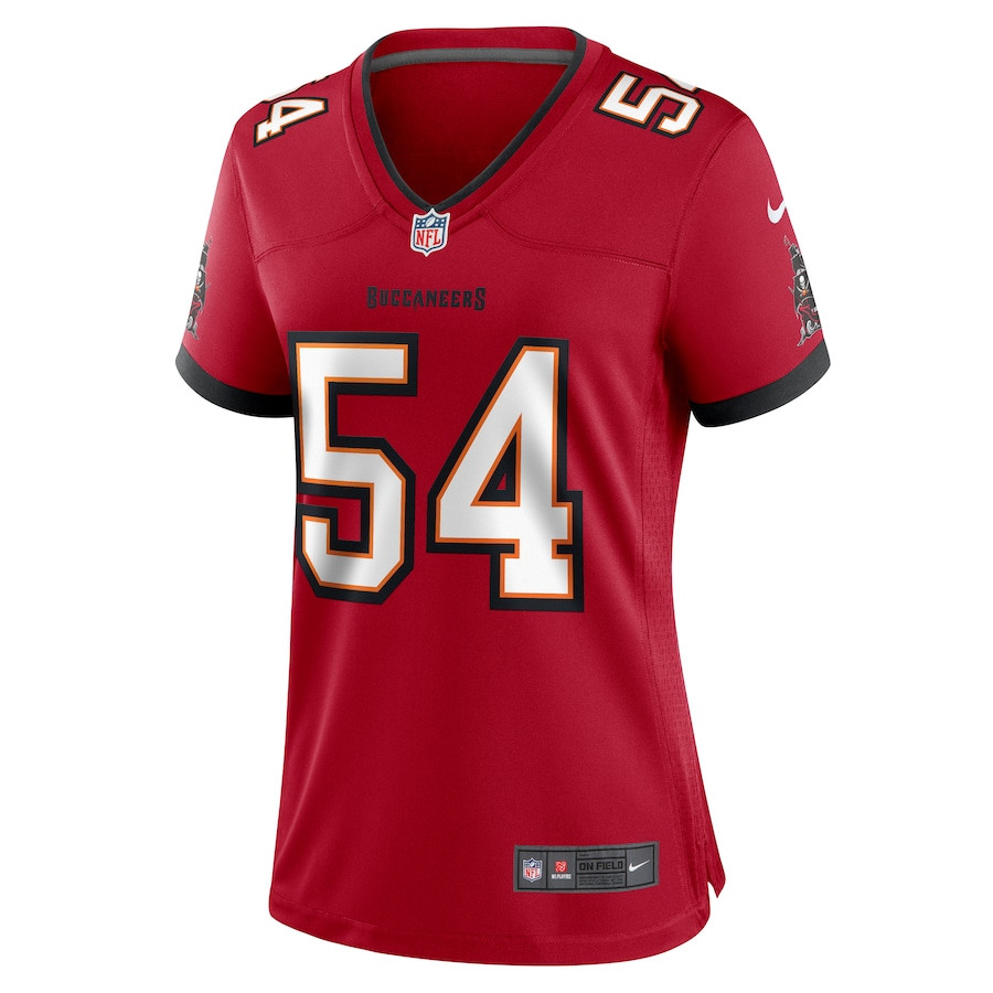 Lavonte David 54 Tampa Bay Buccaneers Game Red NFL Jersey Women's