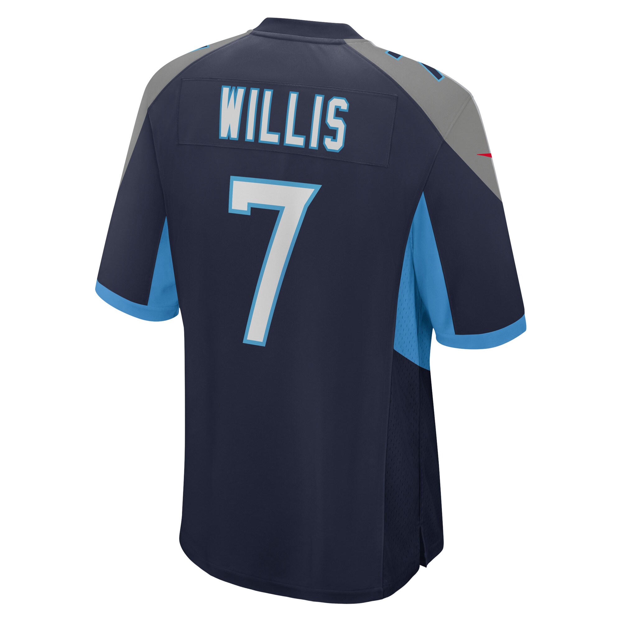 Tennessee Titans Malik Willis Navy Player Game NFL Jersey Men's