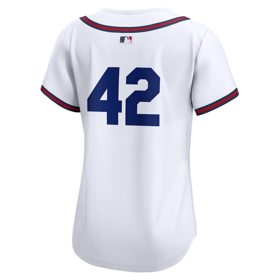 Atlanta Braves 2024 Jackie Robinson Day Home Limited White MLB Jersey Women's