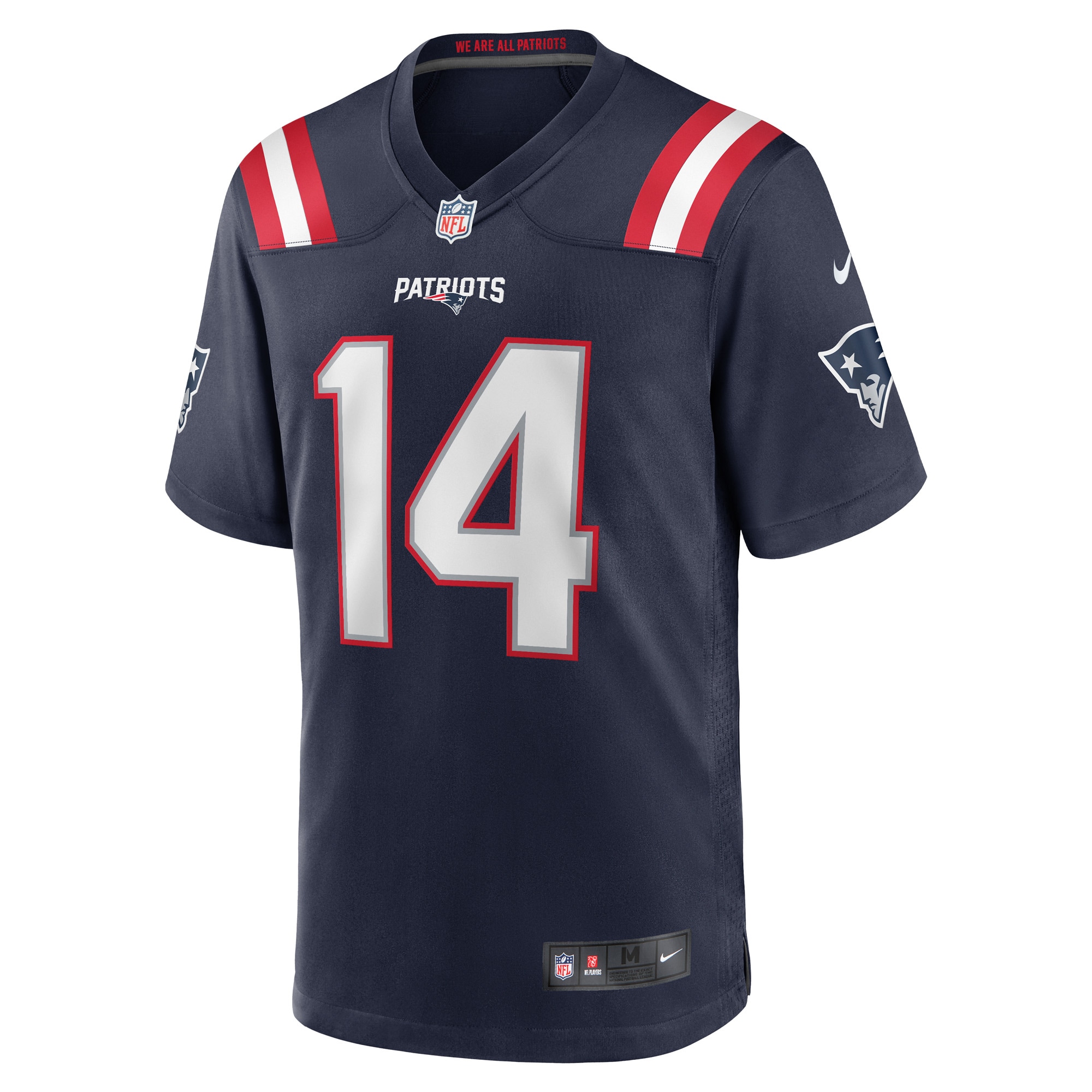 New England Patriots Ty Montgomery Navy Player Game NFL Jersey Men's