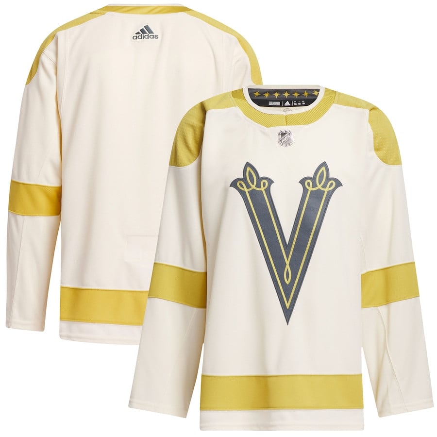 Vegas Golden Knights 2024 Winter Classic Primegreen Cream NHL Jersey Men's