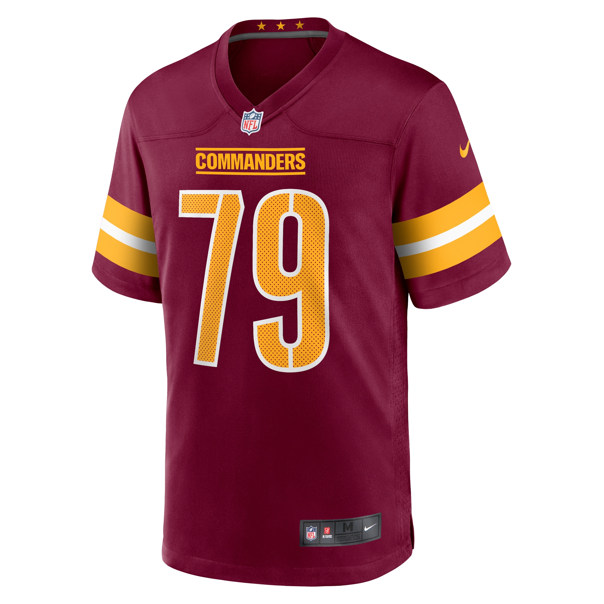 Washington Commanders Braeden Daniels Burgundy Team Game NFL Jersey Men's