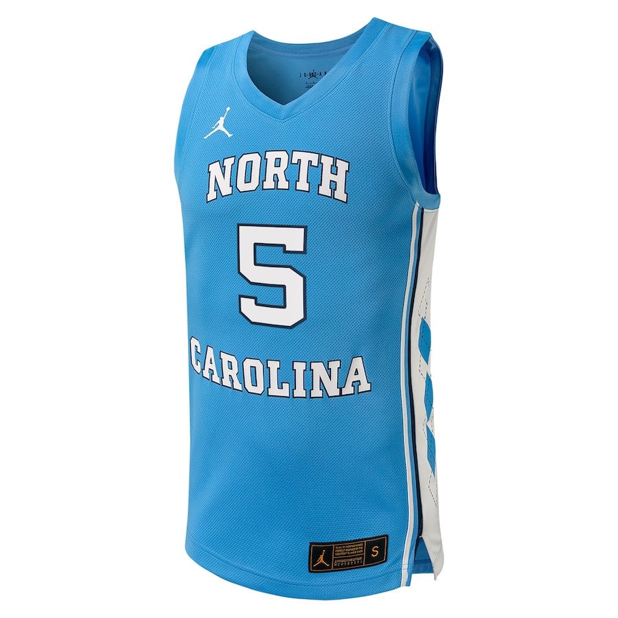 Armando Bacot 5 North Carolina Tar Heels Carolina Blue NCAA Jersey Men's