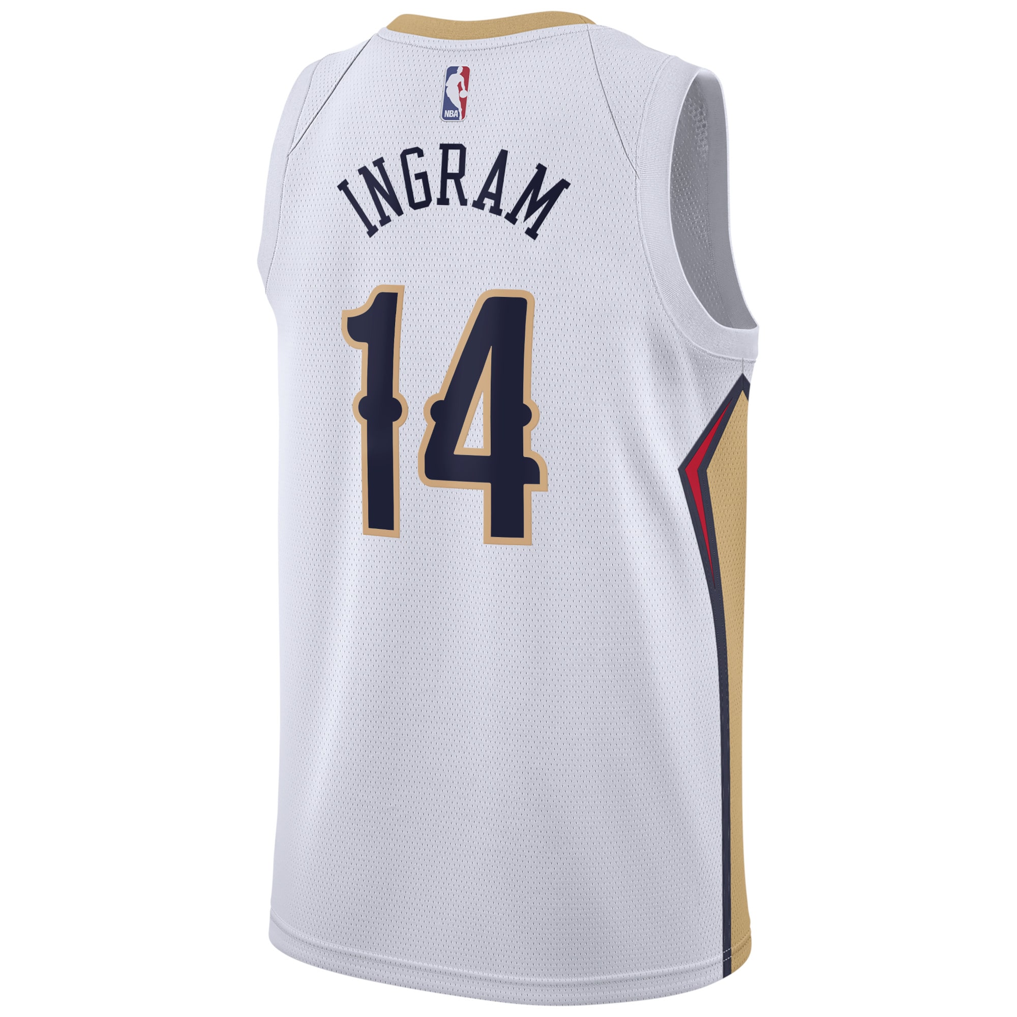 New Orleans Pelicans Association Edition Swingman White Brandon Ingra Unisex NBA Jersey Unisex