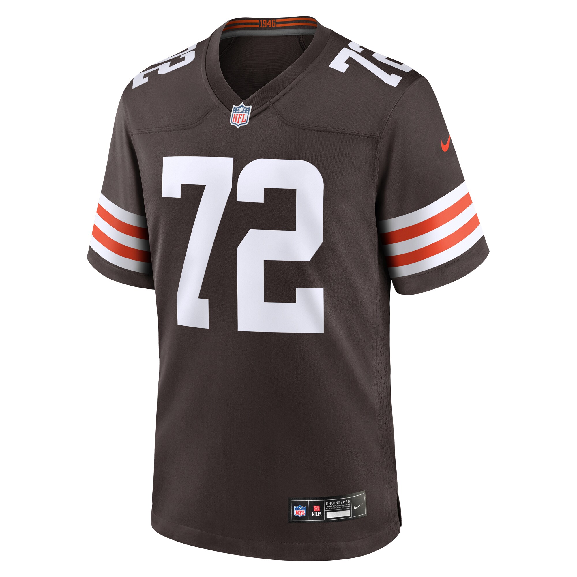 Cleveland Browns Quinton Jefferson Brown Team Game NFL Jersey Men's