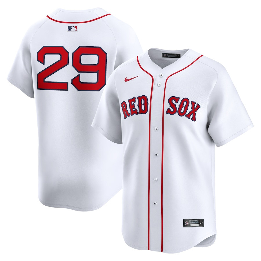 Bobby Dalbec 29 Boston Red Sox Home Limited Player White MLB Jersey Men's