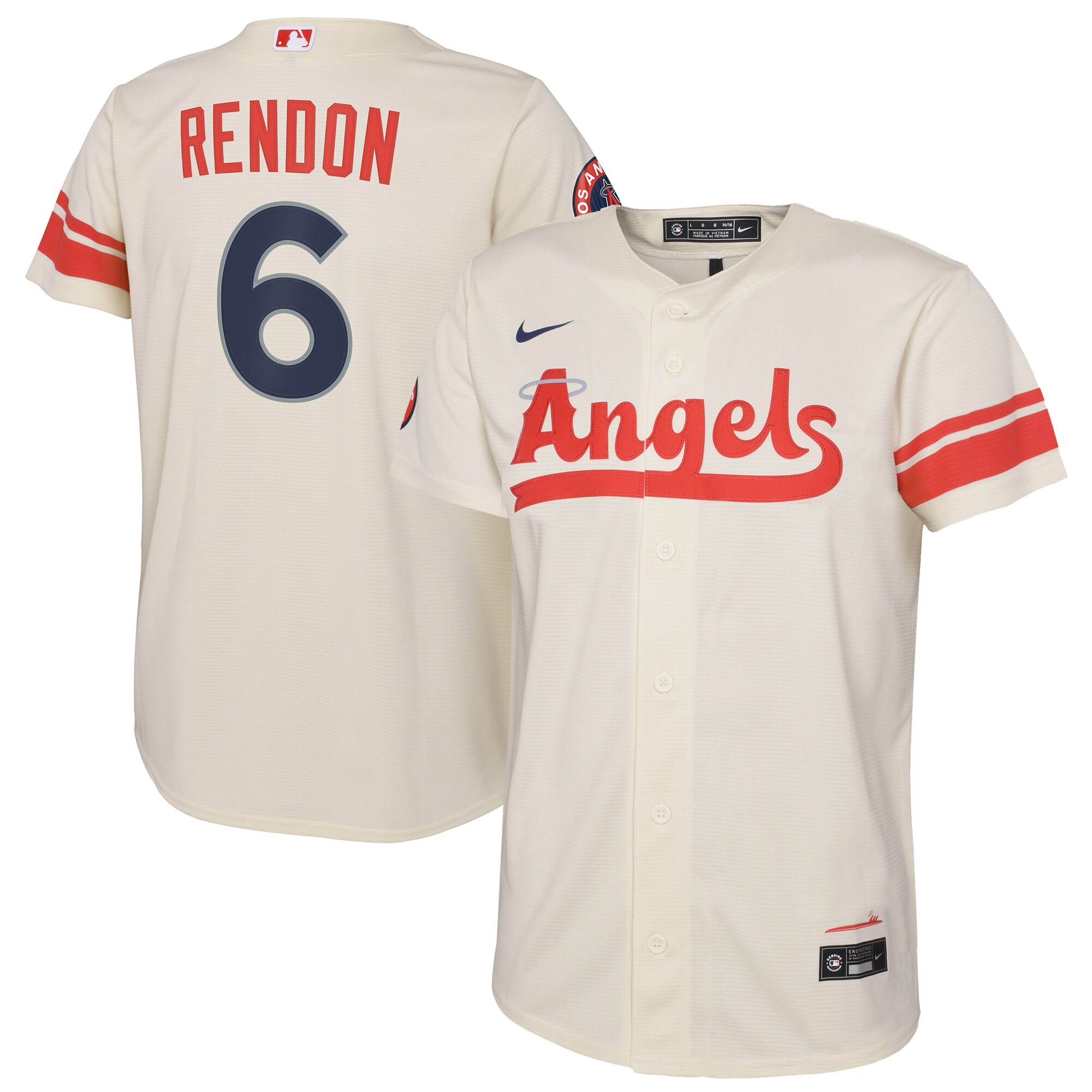 Los Angeles Angels Anthony Rendon Cream City Connect Player MLB Jersey Youth