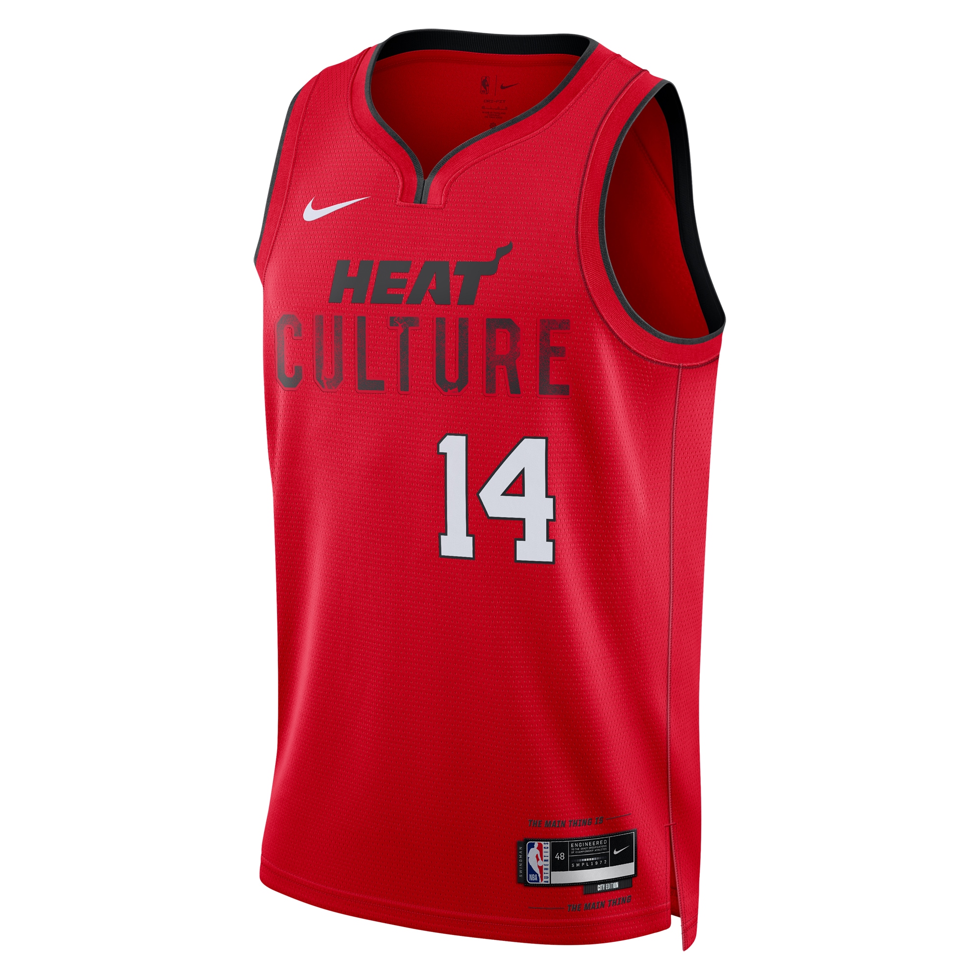 Miami Heat City Edition Swingman 2024 Red Tyler Herr Unisex NBA Jersey Unisex