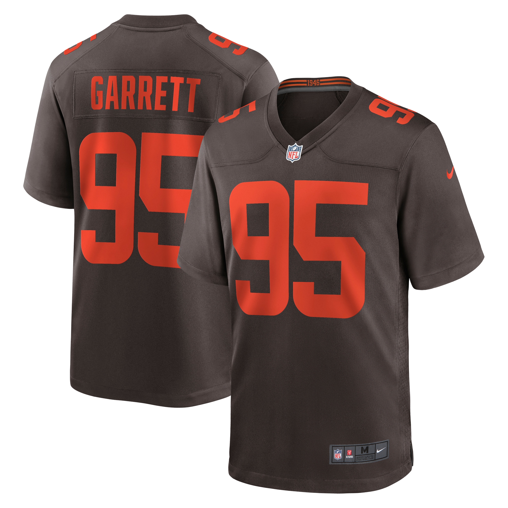 Cleveland Browns Myles Garrett Brown Alternate Game NFL Jersey Men's