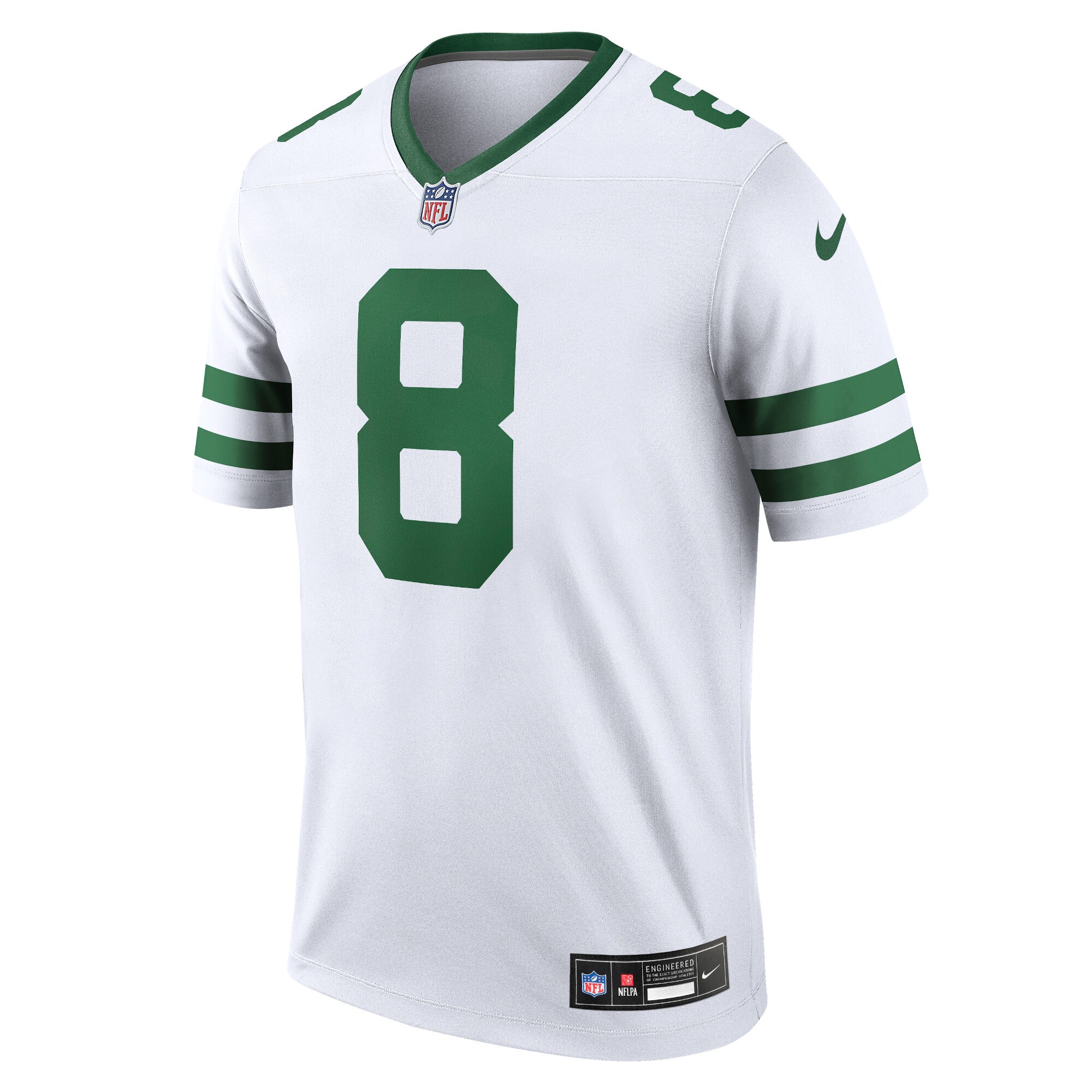 New York Jets Aaron Rodgers Legacy White Legend Player Performance Top NFL Jersey Men's