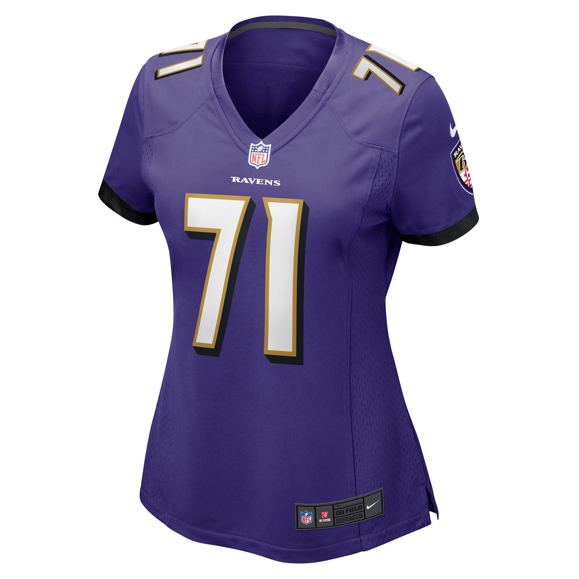 Baltimore Ravens Malaesala Aumavae-Laulu Purple Game NFL Jersey Women's