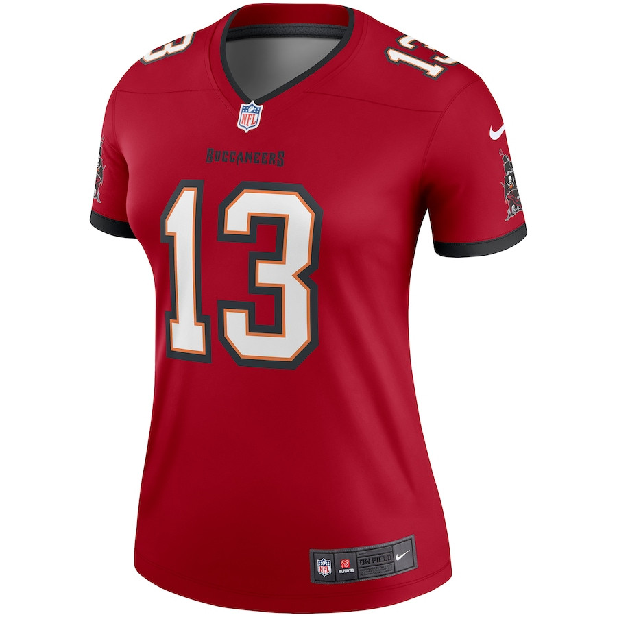 Mike Evans 13 Tampa Bay Buccaneers Legend Red NFL Jersey Women's