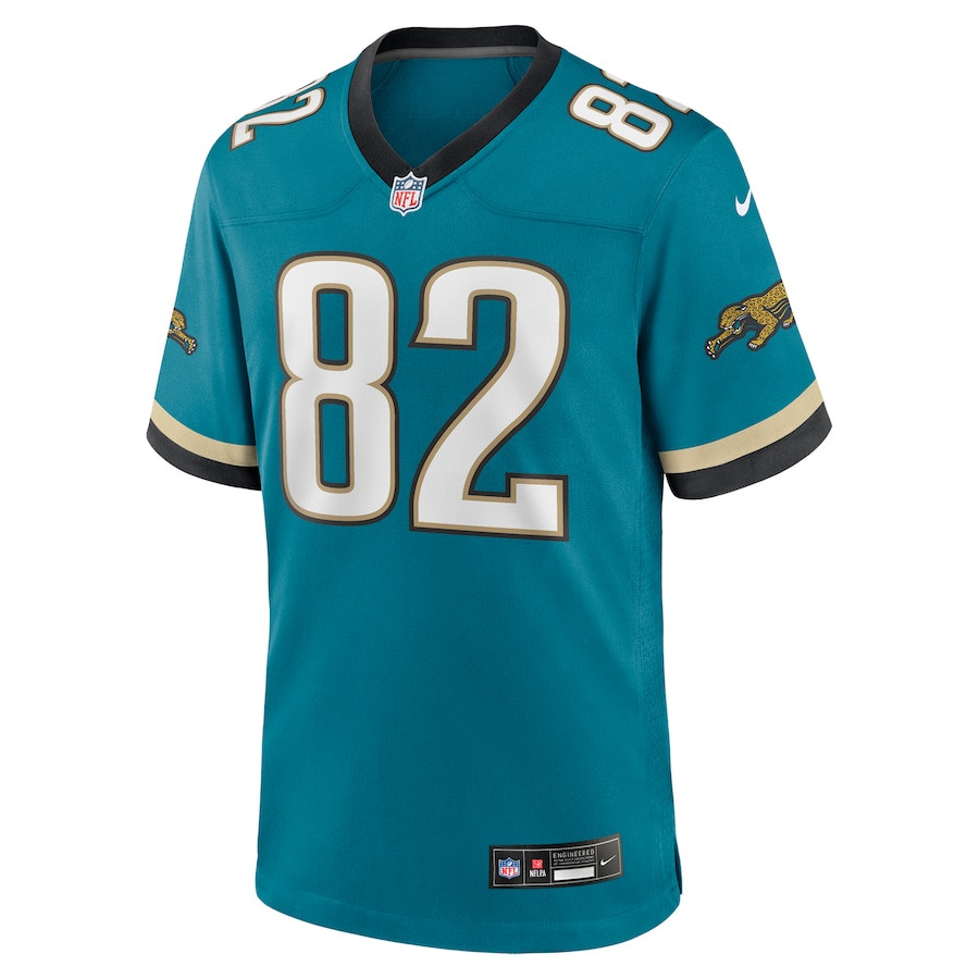 Jimmy Smith 82 Jacksonville Jaguars Prowler Throwback Player Game Teal NFL Jersey Men's