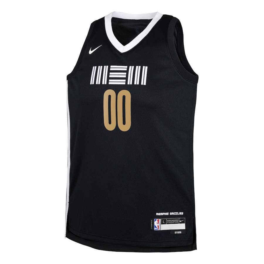 Memphis Grizzlies 2023/24 City Edition Swingman Custom Black NBA Jersey Youth