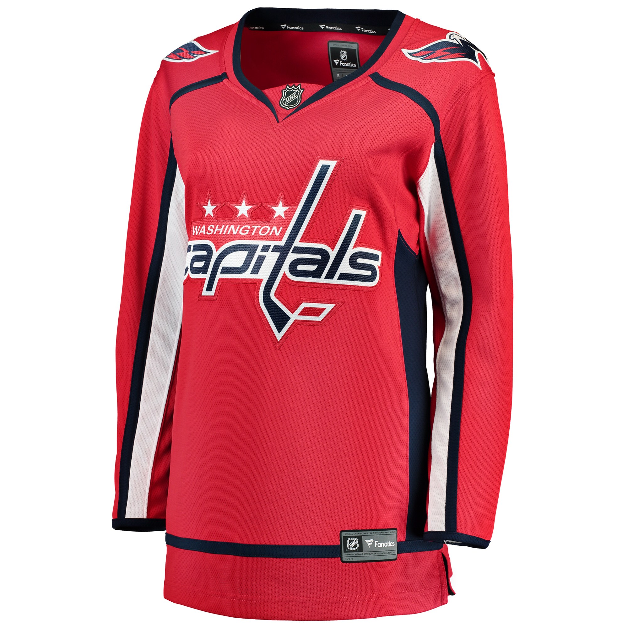 Washington Capitals Red Breakaway Home NHL Jersey Women's