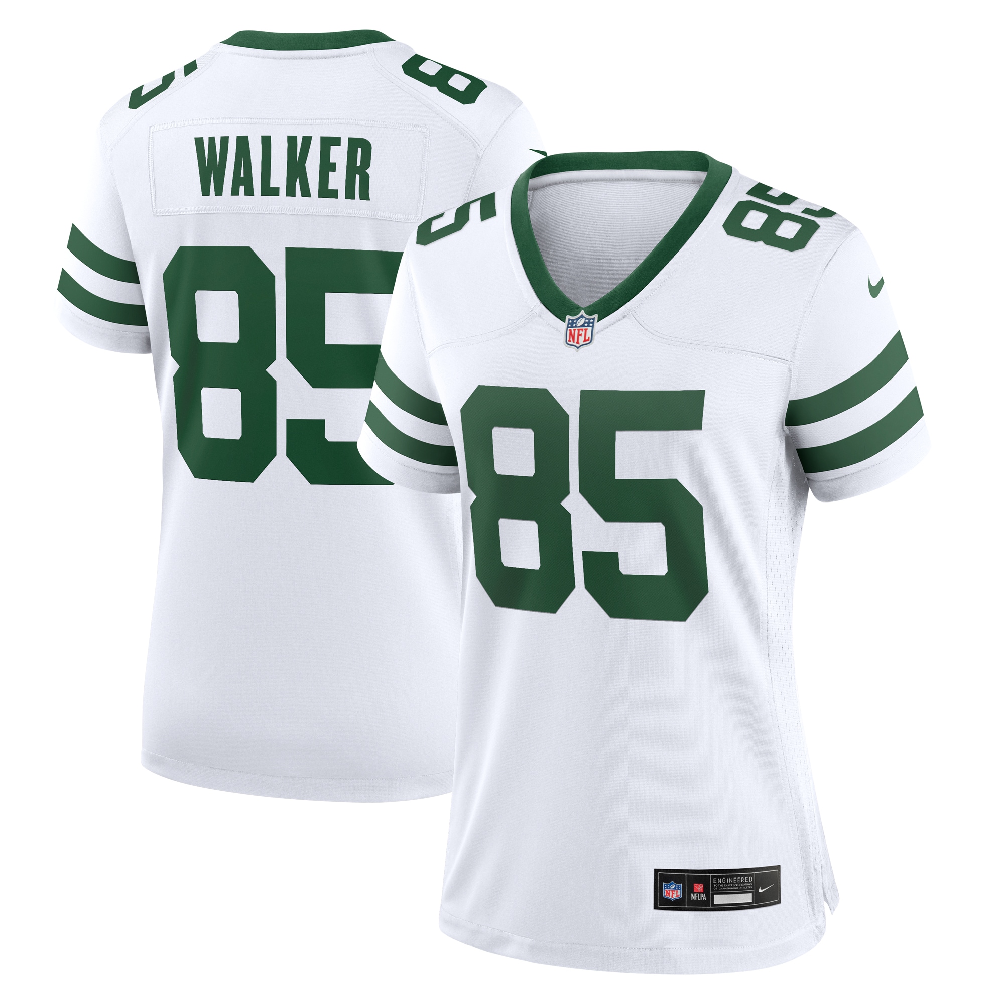 New York Jets Wesley Walker White Legacy Retired Player Game NFL Jersey Women's