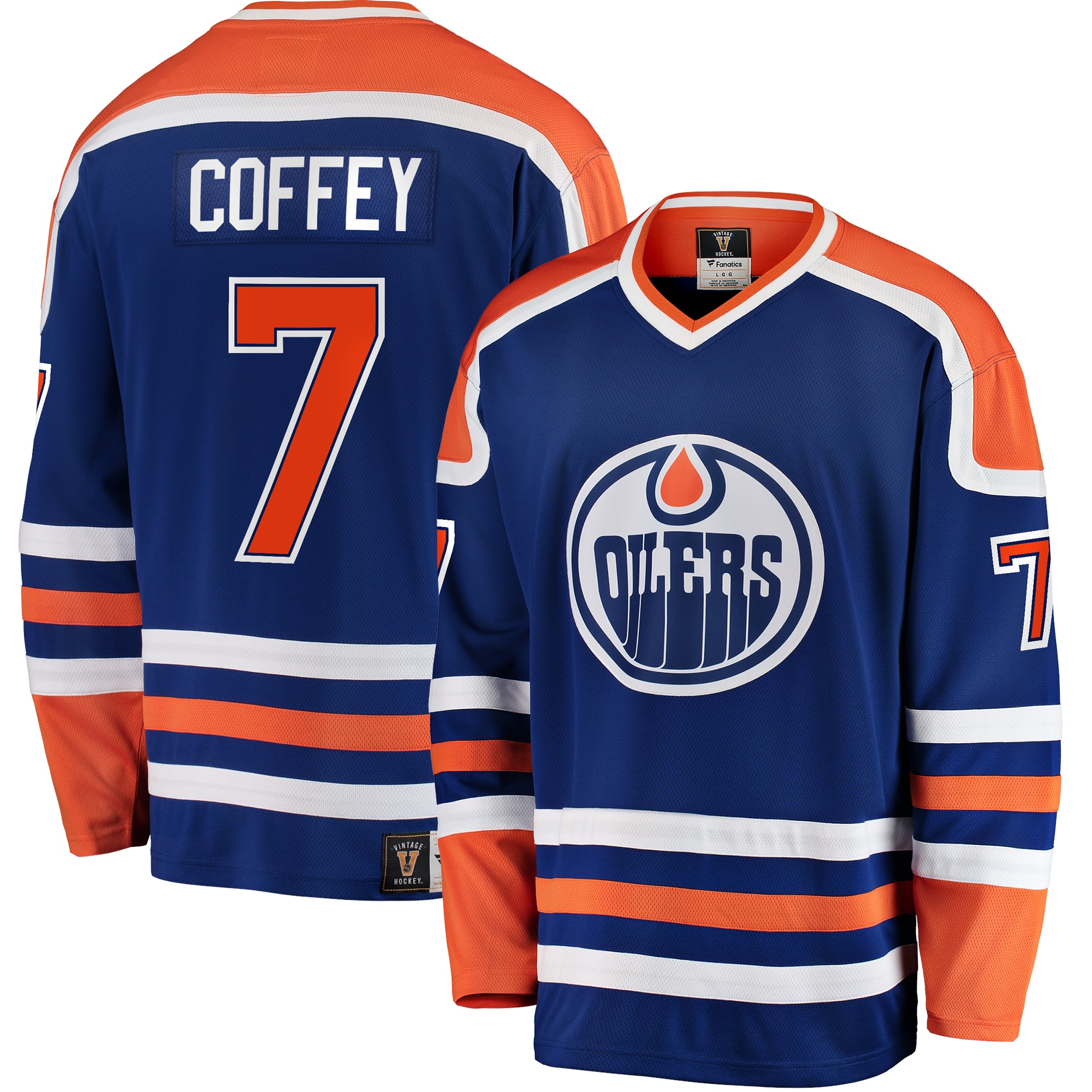 Edmonton Oilers Paul Coffey Blue Premier Breakaway Retired Player NHL Jersey Men's