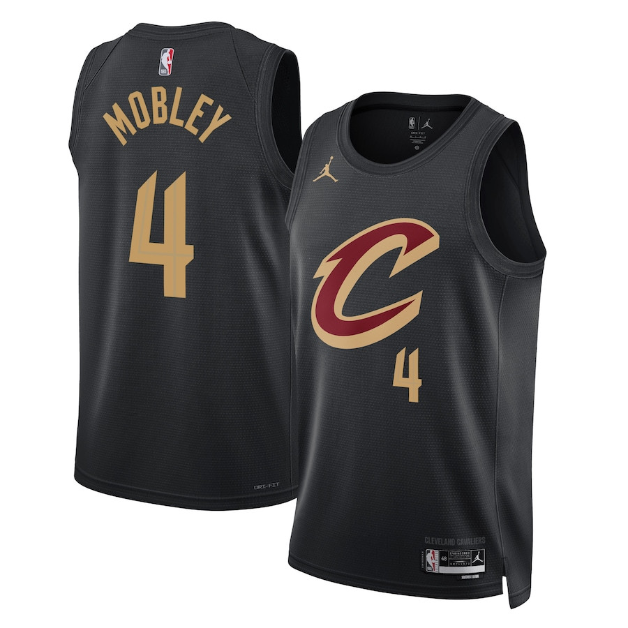 Evan Mobley 4 Cleveland Cavaliers Unisex Swingman Statement Edition Black NBA Jersey Unisex