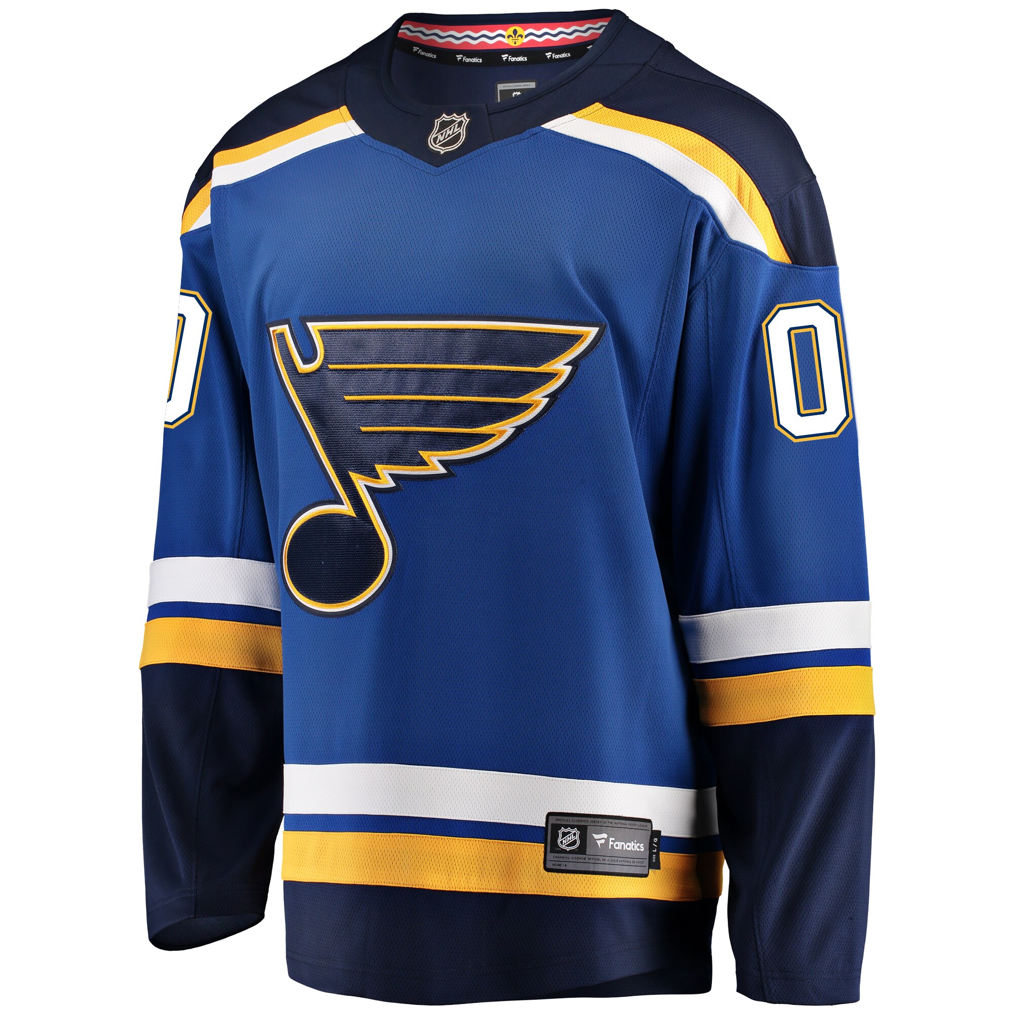 St. Louis Blues Blue Home Breakaway Custom NHL Jersey Men's